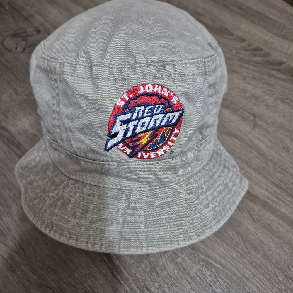 St. John Beige Bucket Hat